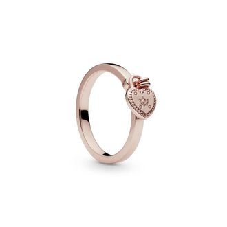 Pandora Rose 14K Gold Plated Silver Ring - female - Pandora - Rings - Pink - 54 MM - Accessories