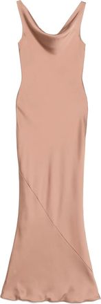 Norma Kamali Abito Maria lungo - Marrone