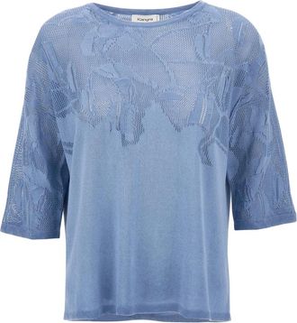 KANGRA Mujer, Jerseys, Azul, Talla: L