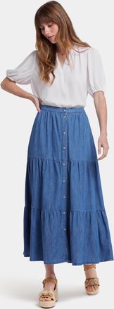 NYDJ Gelaagde Maxi Rok