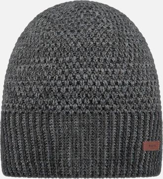 Barts Mens Barts Mens Noar Fine Knitted Fleece Lined Beanie - Grey - Size: ONE size
