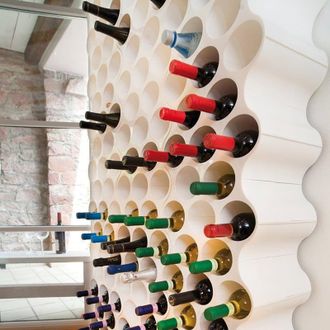 Koziol Vinst&auml;ll Casillero Para Botellas Blanco 10 Plazas