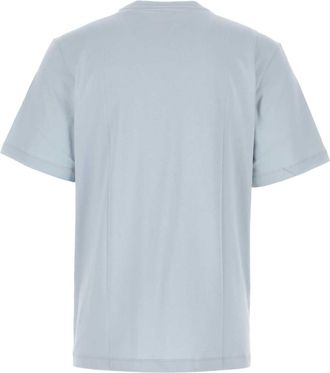 OAMC Mens Light-Blue Cotton Oversize T-Shirt Multicolor Exterior Exterior: T-shirts And Polos