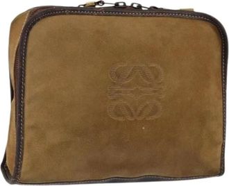 Loewe Pre-owned Clutches, female, Brown, Size: ONE SIZE Pre-owned Clutch Bag
