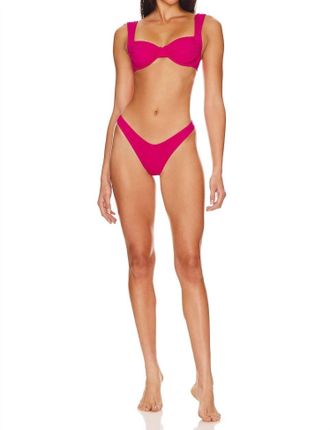 L*Space Cabana Bikini Bottom In Bougainvillea