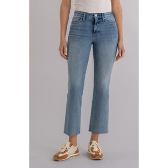 Kut from the Kloth Kelsey Fab Ab High Waist Kick Flare Jeans in Achievement at Nordstrom, Size 16