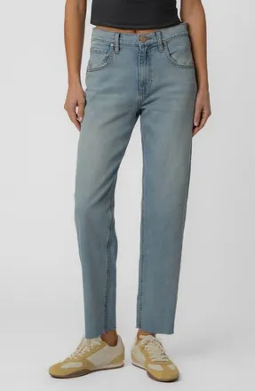 Kut from the Kloth Kit High Waist Baggy Straight Leg Jeans in Invite at Nordstrom, Size 12