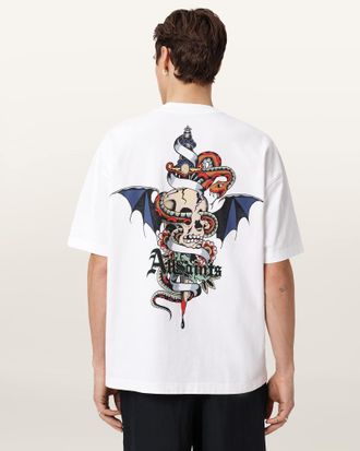 AllSaints Blade Oversized Graphic T-Shirt