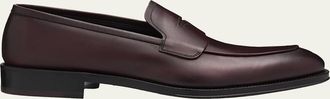 Ferragamo Mens Touring Originali Leather Penny Loafers