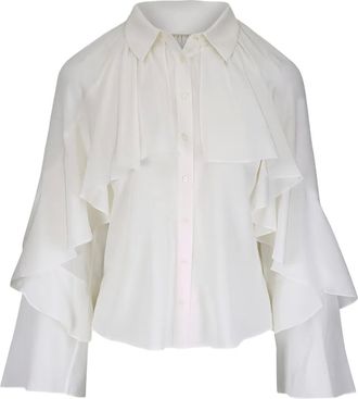 Veronica Beard Blusa con maniche a campana - Toni neutri