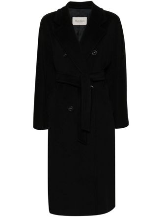 Max Mara Madame belted coat - Black