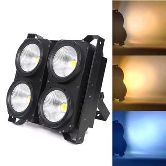 Trade Shop Trade Shop - Accecatore Led 4 X 50 W Bianco Caldo + Naturale Blinder Dmx Color Change Strobo