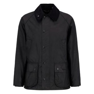 Barbour Bedale Wax Jas - Heren - Zomerjassen - Zwart - 3XS - Katoen - Jassen