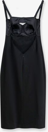 Dolce & Gabbana Womens Stretch Fabric Dress Black Viscose