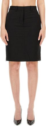 Helmut Lang Virgin Wool Skirt - Black