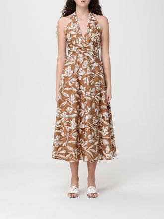 Max Mara Printed Cotton Midi Dress