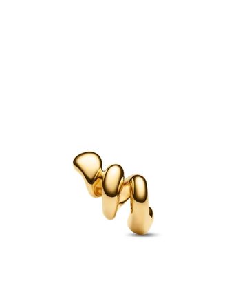 Maria Black coil crawler earring - Gold