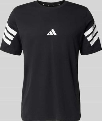 adidas Regular Fit T-Shirt aus reiner Baumwolle in Black, Gr&ouml;&szlig;e XXL