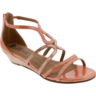 Bellini Gwen Wedge Sandal in Peach at Nordstrom Rack, Size 9.5
