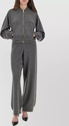 Fabiana Filippi wool silk and cashmere relaxed-fit wide-leg trousers