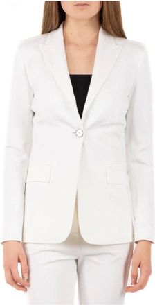 Pinko Mujer, Chaquetas, Blanco, Talla: S