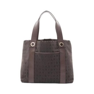 Bulgari Pre-owned Tote Bags, female, Brown, Size: ONE SIZE Pre-owned Vintage Tote Bag