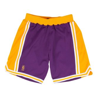 Mitchell & Ness NBA Authentic Shorts Los Angeles Lakers Road 1996-97 Purple Yellow ASHRGS18122-LALPURP96
