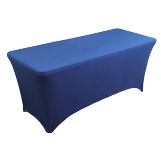 OEM Mantel Rectangular, Extensible En Altura, - Azul Marino 122 Cm (4 Pies)