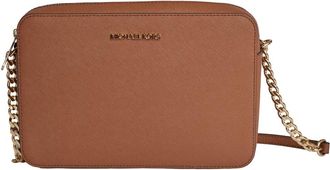 Michael Kors Jet Set Crossbody Tas - Dames - Schoudertassen - Bruin - ONE Size - Leer - Tassen