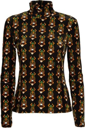 La DoubleJ Veelzijdige coltrui blouse - Dames - Coltruien - Veelkleurig - XS - Truien & Vesten
