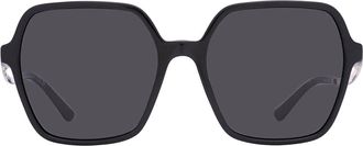 Bulgari Dark Gray Irregular Ladies Sunglasses BV8252 501/87 56