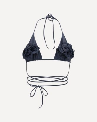 Magda Butrym Floral strappy triangle bikini Top Female 36