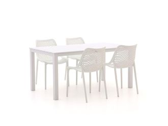 Forza Furniture Forza Ripi/Menzano 160cm dining tuinset 5-delig stapelbaar