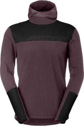 Scott Hoodie Vertic Pro Warm Velotrikot f&uuml;r Herren | lila