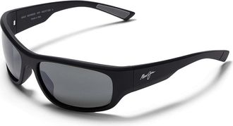 Maui Jim Mauklele Large Fashion Mens Sunglasses Matte Black/Neutral Grey Polarized, Nylon