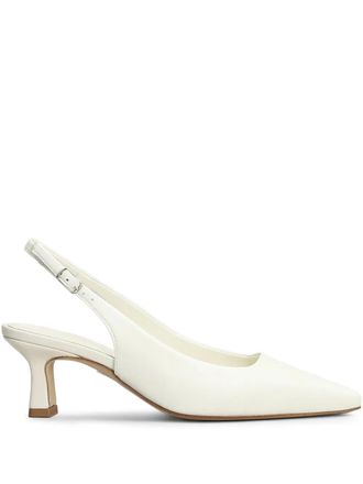 Julie Dee 60mm leather pumps - women - Calf Leather/Calf Leather/Calf Leather - 37 - White