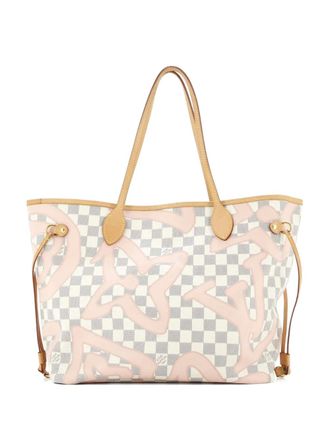 Louis Vuitton Neverfull NM Limited Edition Damier Tahitienne MM tote bag - Bianco