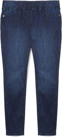 Fiorella Rubino Jeggings Diamante - Dames - Skinny Jeans - Blauw - 3XL - Katoen - Jeans