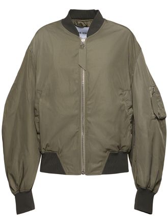 アウターその他 THE ATTICO Cotton bomber jacket Brown The Attico Brown Anja Leather Bomber Jacket The Attico
