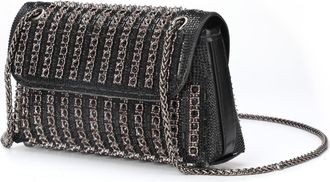 Lady Couture Idol, Multi Jewel Shoulder Bag in Black/gunmetal at Nordstrom