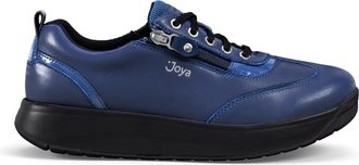Joya Laura Dark Blue II Womens Ultra Comfortable Casual Shoes in Soft Premium Leather and Side Zip in Rich Blue, darkblue, 42 1/3 EU Weit