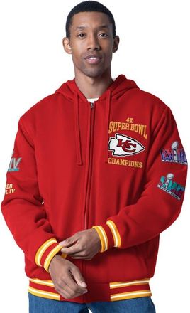 G-III Sports by Carl Banks Mens G-III Sports by Carl Banks Red Kansas City Chiefs Power Forward Commemorative Full-Zip Hooded Jacket at Nordstrom, Size X-Large