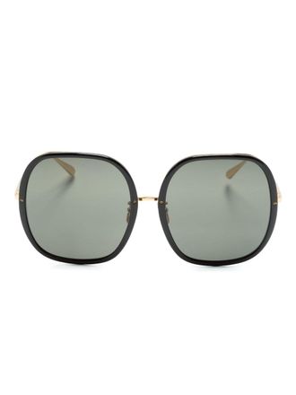 Linda Farrow Occhiali da sole Celia oversize - Nero