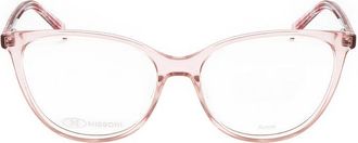 M Missoni Ladies Pink Rectangular Eyeglass Frames MMI-0067