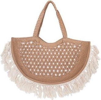 Frye Ella Tassel Tote Bag in Beige at Nordstrom Rack
