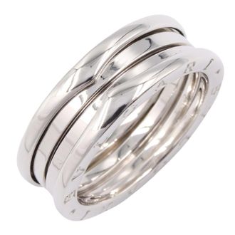 Bulgari Silver White Gold (18K) Band Ring (Pre-Owned)