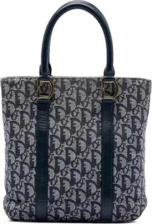 Dior Pre-owned Tote Bags, female, Blue, Size: ONE SIZE Pre-owned Vintage Tote Bag