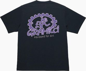 Gramicci Mens Gramicci Equipped For Dirt T-Shirt - Grey/Black - Size: 42
