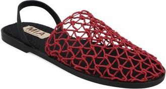 Mia Kairo Sandal in Red Woven at Nordstrom, Size 8.5