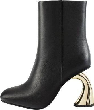 L37 Heldere Kristal Modieuze Schoenen - Dames - Laarzen met Hak - Zwart - 36 EU - Schoenen